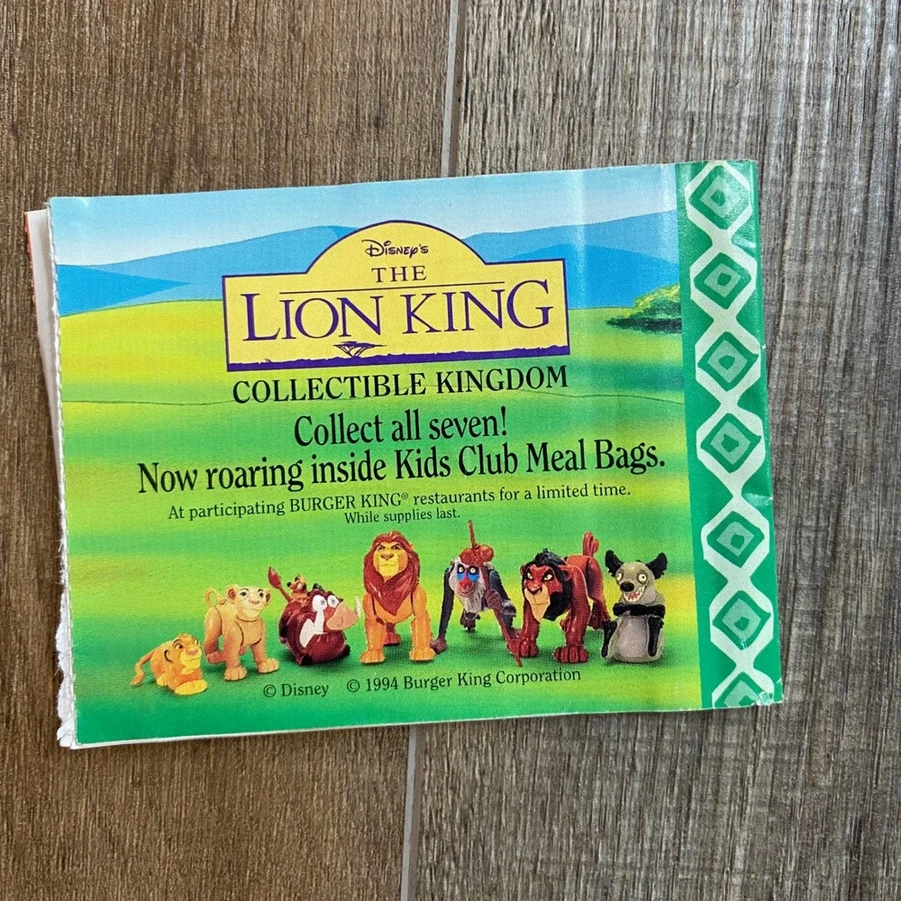 Vintage 1994 SkyBox Disney The Lion King Trading Card Lot 10 Cards Simba Scar